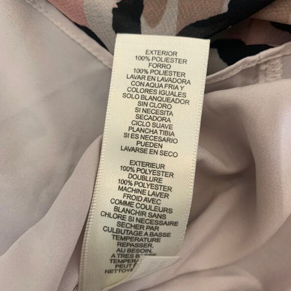 Eliza J. Animal print cheetah pink black midi maxi wrap v neck dress flowy sz 6 - Picture 13 of 16